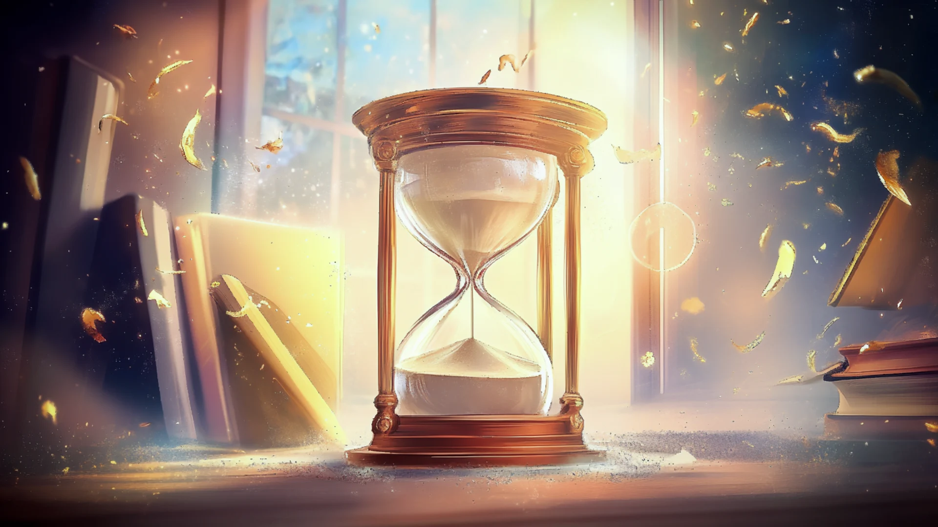 Le compte à rebours est lancé ! 1 Un sablier indique qu'il reste une semaine avant la sortie du roman d'Alice Bomte, tu n'aurais pas dû revenir