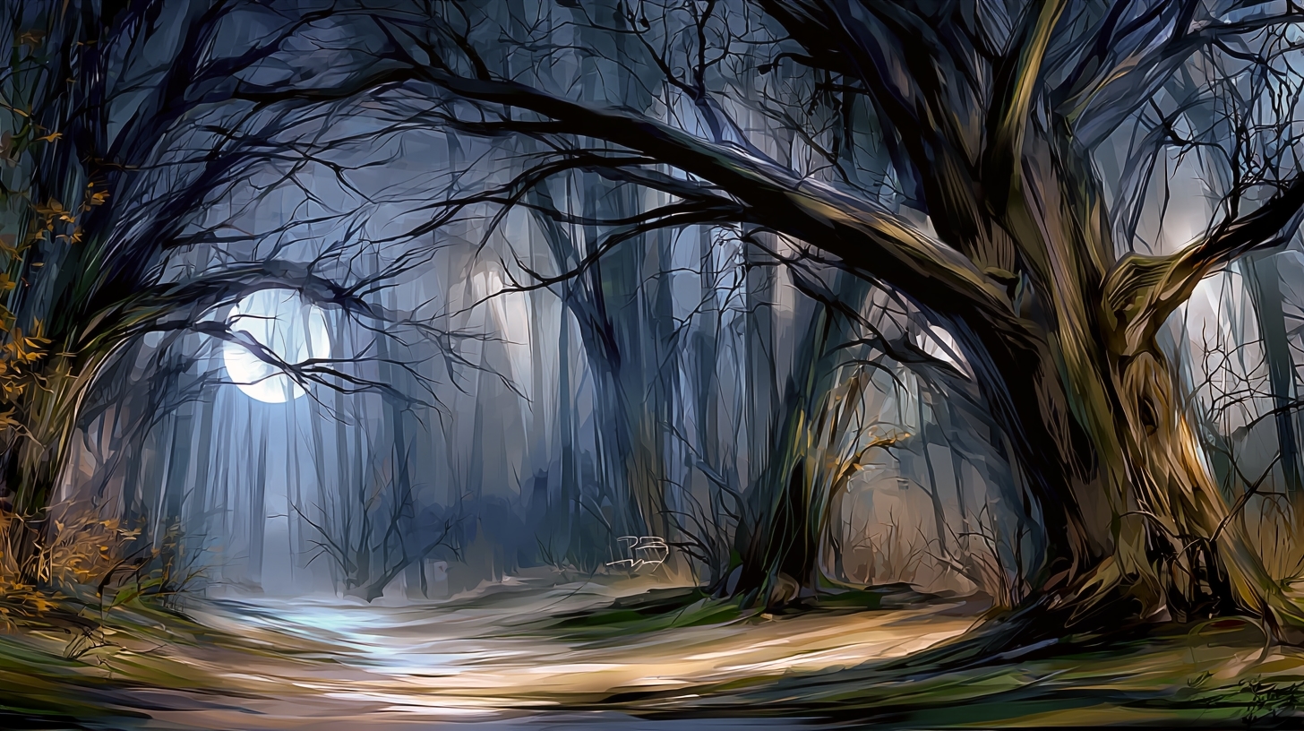 Une forêt sombre au clair de lune, roman d'Alice Bomte